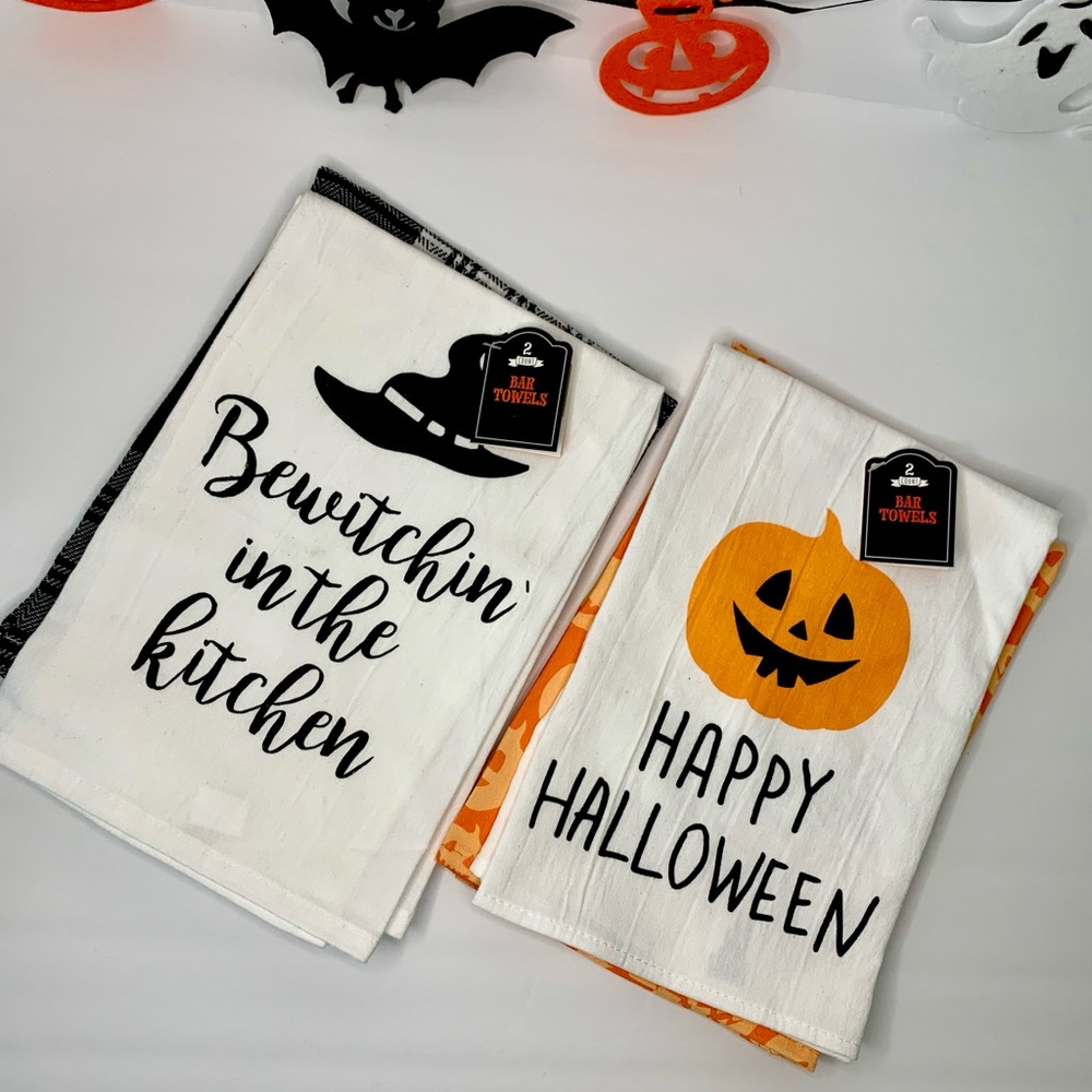 Target 🎯 4ct Halloween Dish Towels
